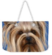 Muffin - Silky Terrier Dog Weekender Tote Bag by Michelle Wrighton