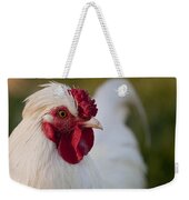 White Rooster Weekender Tote Bag