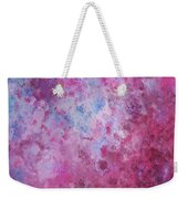 Abstract Square Pink Fizz Weekender Tote Bag by Michelle Wrighton