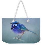 Blue Fairy Wren Weekender Tote Bag