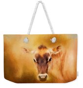 Jersey Cow Farm Art Weekender Tote Bag