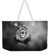 Lion - Pride Of Africa I - Tribute To Cecil In Black And White Weekender Tote Bag