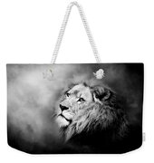 Lion - Pride Of Africa II - Tribute To Cecil In Black And White Weekender Tote Bag