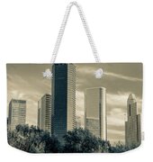 Sepia Downtown Houston Texas Skyline Tote Bag for Sale by Gregory Ballos