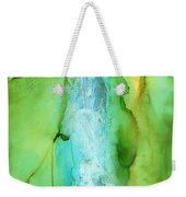 Take The Plunge - Abstract Landscape Weekender Tote Bag by Michelle Wrighton
