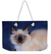 Zen Ragdoll Cat Weekender Tote Bag by Michelle Wrighton
