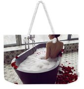 Sexy Young Beautiful Girl Is Lying In A Stone Gray Large Bathroom With Foam  #2 Bath Towel by Elena Saulich - Fine Art America