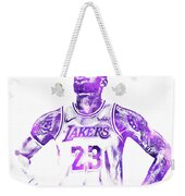 Lebron James Los Angeles Lakers Water Color Pixel Art 31 Youth T