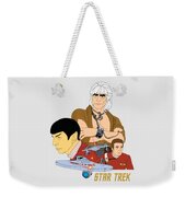 Star Trek The Voyage Home Animated Weekender Tote Bag by Jeff