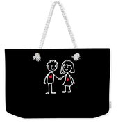 Couple in love gift cute stick figures Framed Mini Art Print by benabten