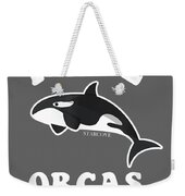 Fierce Killer Whale Vinyl Tote Bag