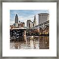 Chasing A Freighter 6 Framed Print
