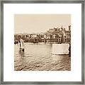 Folkestone, Kent  East Cliff, Viewed Framed Print