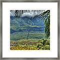 Maui Foot Hills Framed Print