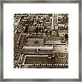 Neptune Beach Olympic Size Swimming Pool And A Roller Coaster Alameda Circa 1920 Framed Print