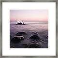 Porth Nanven In Cornwall Framed Print