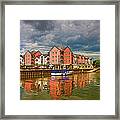 The Waterfront In Exeter Framed Print