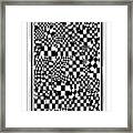 013 Checkerboard Framed Print