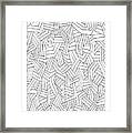 028 Lines Framed Print