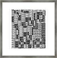 029 Knitted Squares Framed Print