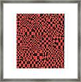 047 Checkerboard Game Style Framed Print