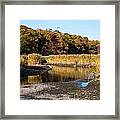 Fall Foliage At Nissequogue River #1 Framed Print