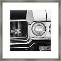 1970 Buick Gsx Grille Emblem Framed Print