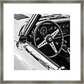 1970 Jaguar Xk Type-e Steering Wheel Framed Print