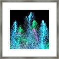 A Fountain Of Glitter, Propelled By #1 Framed Print