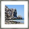 A Piece Of The Rock At Morro Bay 1 #1 Framed Print