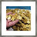A Stash Of 2000 Ancient Gold Coins #1 Framed Print