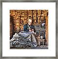 A Stitch In Time Framed Print