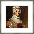 Abigail Smith Adams By Gilbert Stuart Framed Print
