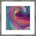 Abstract Liquid Background #1 Framed Print