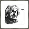 Albert Einstein, German-american #1 Framed Print