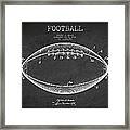 American Football Patent Drawing From 1939 #2 Framed Print