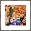 Ancient Cyprus Map And Aphrodite #3 Framed Print