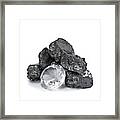 Anthracite And Diamond #1 Framed Print