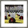 Arlington Cemetery Wreaths #1 Framed Print