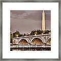 Arlington Memorial Bridge With Lincoln #1 Framed Print