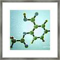 Aspirin Molecule #1 Framed Print