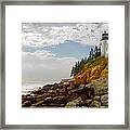 Bass Harbor Head Lighthouse Framed Print