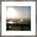 Beautiful, Foggy Morning In Northern #1 Framed Print