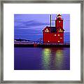 Big Red Lighthouse, Holland, Michigan #1 Framed Print