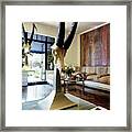 Bill Blass' Living Room Framed Print