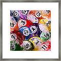 Billiards Collage #1 Framed Print