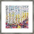 Birch Paradise Framed Print