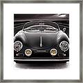 Black Porsche Speedster Framed Print