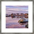 Bowling Harbour Panorama 02 #1 Framed Print