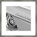 Cadillac Wheel Emblem #1 Framed Print